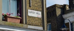 Gipsy Hill Road Sign