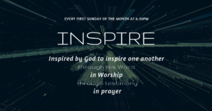 Inspire - meets 6.30pm on the first Sunday of every month